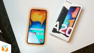 Samsung Galaxy A20 Unboxing &amp; Hands-On