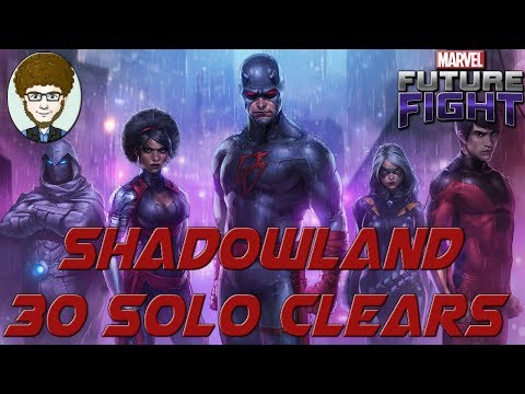 Shadowland Full Solo Clear [30 solo clears] - Episode 1 | Marvel Future Fight