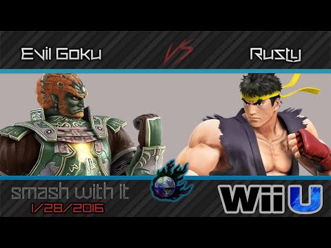 Smash With It - Evil Goku vs.  Rusty - Smash 4 Singles Winners Quarters