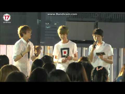 [140712] 17TV Mini Concert - Myungho Singing and Solo dance
