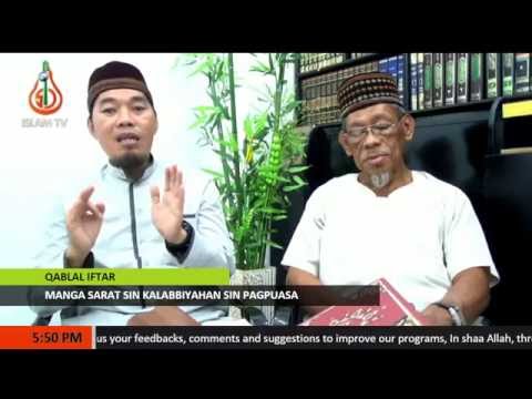 Manga Sarat sin Kalabbiyahan sin Pagpuasa (Tausug)