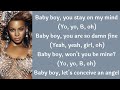 Beyoncé Ft Sean Paul Baby Boy Lyrics