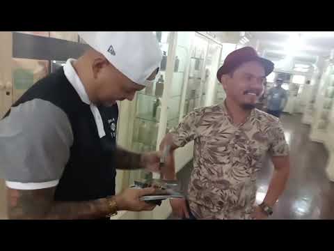 Vintage bottles with Krazykyle The Filipino Picker at Calvo Museum