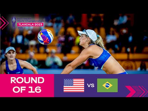 Nuss/Kloth vs. Agatha/Rebecca - Round of 16 Highlights | Tlaxcala 2023 #mexbeachvolley