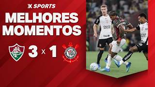 FLUMINENSE 3X1  CORINTHIANS - MELHORES MOMENTOS