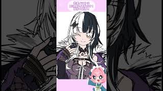 小学生が「シオリ・ノヴェラ」さん描いてみた！ #イラスト #イラストメイキング #小学生 #ホロライブ #シオリノヴェラ #shorts