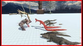 Download the video "10xHP GORO GIANT VS 2x FACTIONS - ANIMAL REVOLT BATTLE SIMULATOR"