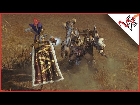 KARL FRANZ (Empire) vs ORC WARBOSS (Greenskin) - Total War: WARHAMMER