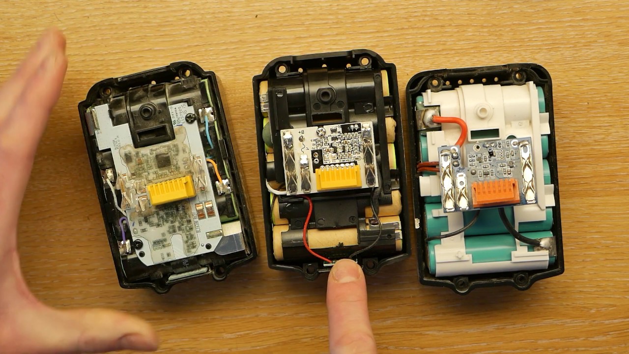 What's inside Makita 18v LXT BL1830B OEM and clone battery packs