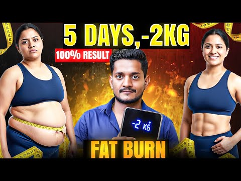 Lose 2 Kg in 5 Days Naturally | 100% Result Challenge by Manmohan Yogi.