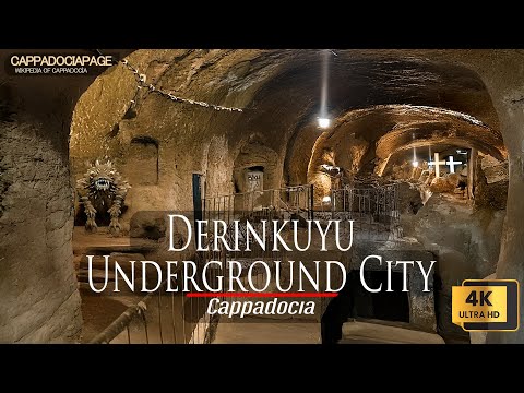 Derinkuyu Underground City 4K Cappadocia Turkey