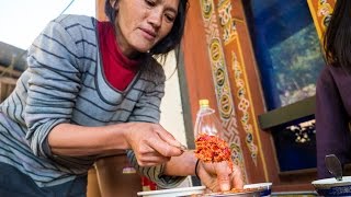 Bhutanese CHILI SAUCE! Bhutan Travel Guide from Punakha to Phobjikha Valley, Bhutan (Day 14) - YouTube