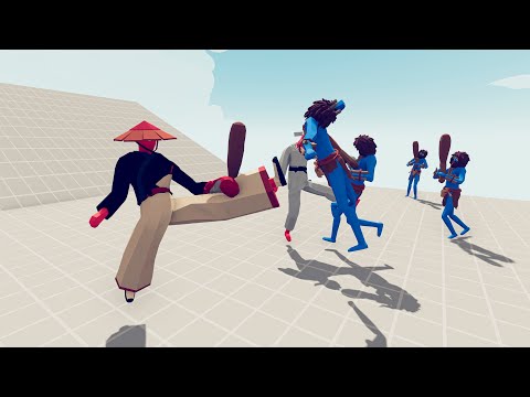 MIXED KICKBOXER CHAMPION AND TAEKWONDO Vs EVERY UNIT - TABS Totally Accurate Battle Simulator
