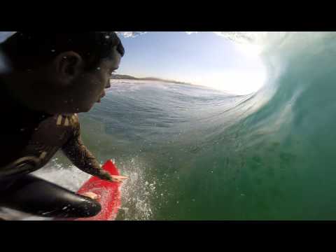 Russell Sadler - GoPro hand help barrel - Clip 2 of 3 - June 2014