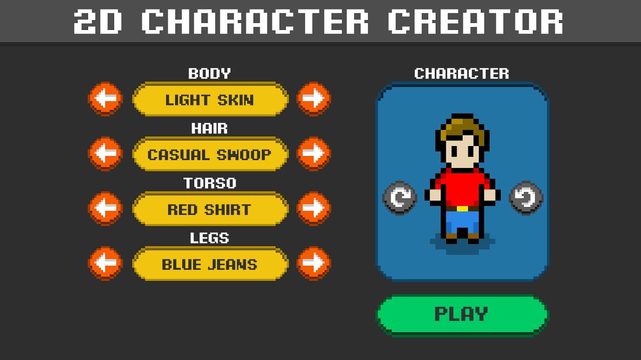 How to Make a 2D Character Creator in Unity
