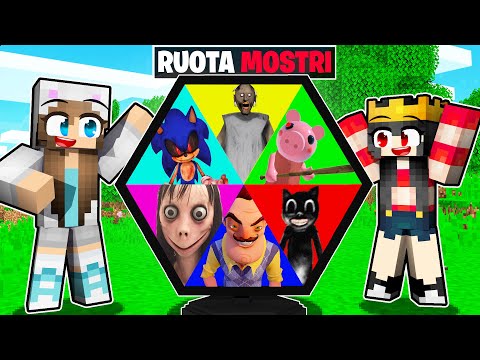LA RUOTA DELLA FORTUNA DEI MOSTRI SU MINECRAFT!