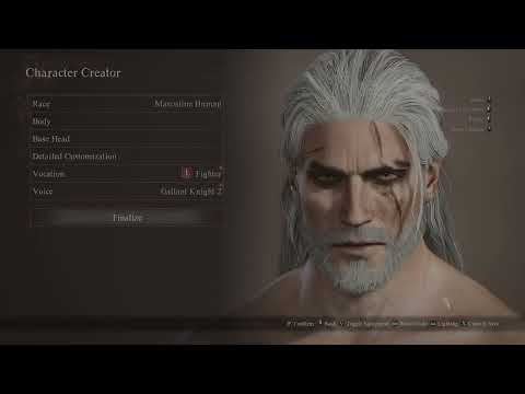 Dragon's Dogma 2 Character - Geralt of Rivia