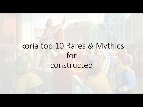 Ikoria standard top 10 cards rares & mythics - MTG set review