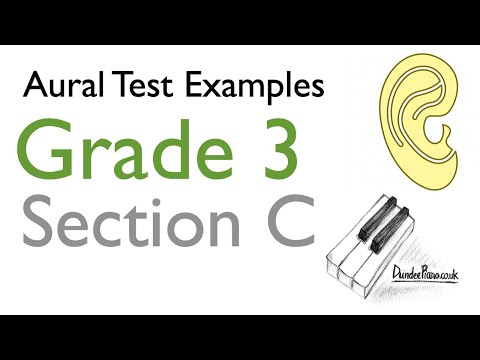 Aural Test Examples: Grade 3 ABRSM - Section C