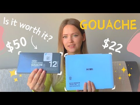 Best GOUACHE for beginners | HIMI vs Holbein