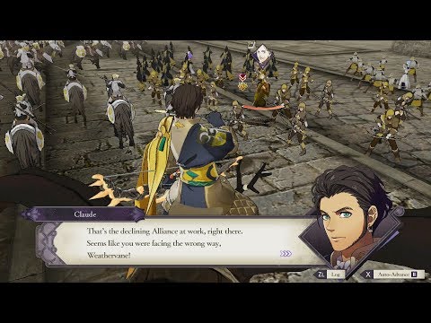 Fire Emblem: Three Houses - Claude Vs Acheron At Bridge Of Myrddin Unique Dialogue