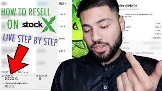 HOW TO SELL & MAKE MONEY ON StockX LIVE STEP BY STEP GUIDE