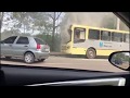 Vídeo para uma imagem ou vídeo de Ônibus pega fogo e fica destruído em São Luís- ma