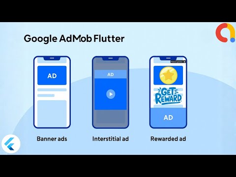 Flutter AdMob Integration | Banner ads | Interstitial ads | Rewarded ads for Android and IOS