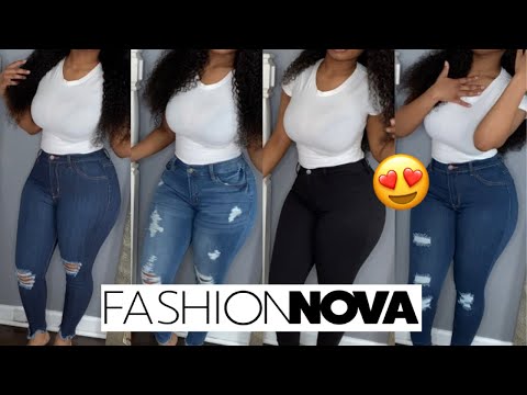 HUGE FASHION NOVA JEANS TRY ON HAUL | Size 7