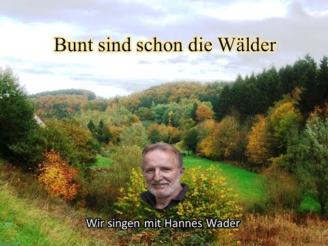 Bunt sind schon die Wälder - Hannes Wader