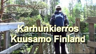 preview picture of video 'Karhunkierros Pieni karhunkierros Start in Kuusamo Finland 29.6.2014 финская Лапландия'
