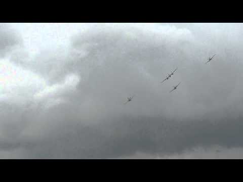 Rare and awesome gathering of warbirds in New Zealand