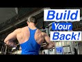 How To BUILD YOUR BACK! (GROW YOUR BACK)