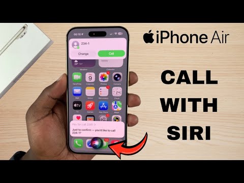 How To Make Calls Hands Free Using Siri On iPhone Air