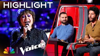Olivia Rubini Pulls on the Heartstrings with Her Cover of I'll Stand By You | The Voice Playoffs
