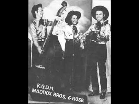 Very Early  Maddox Brothers and  Rose -  On The Air - Part One [1940].