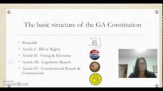 Structure of GA Constitution