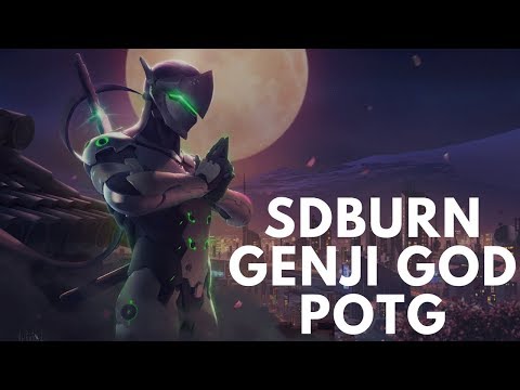 Overwatch Best Genji Shadowburn Destroys Calvin -Insane Genji Gameplay-