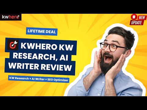 KWHero Review + Tutorial - Ahrefs SEMrush Alternative - Keyword Research + AI Writer + SEO Optimizer