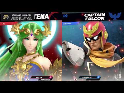 Winners Semis - Goldhatcat (Captain Falcon/Palutena) vs Shelter (Aegis)