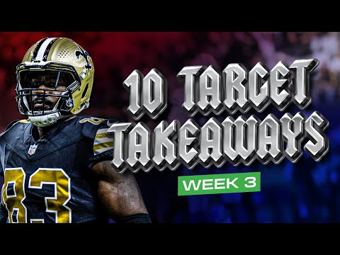 10 Target Takeaways for Week 3 + "Juwanson" | Dynasty Fantasy Football 2025