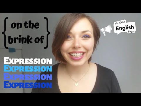 On The Brink Of (becoming fluent) | ESL Vocabulary