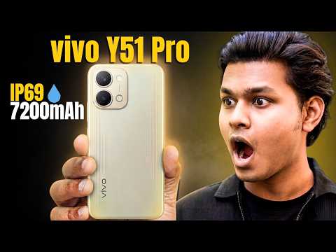Thumbnail for vivo Y51 Pro 5G Review 2026 🔥 IP69 Waterproof, 7200mAh Battery | Best Phone Under ₹25,000?
