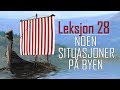 Norsk språk (Idioma noruego) - Noen situasjoner på byen