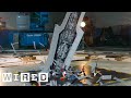 Smashing an $800 Lego Super Star Destroyer in slo-mo is heart breaking