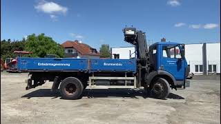 MERCEDES-BENZ 1422/Hiab 071AW Kran/Kipper dump truck < 3.5t for sale image 4 MERCEDES-BENZ 1422/Hiab 071AW Kran/Kipper dump truck < 3.5t image 4