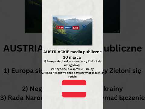 Austriackie media publiczne 10 marca