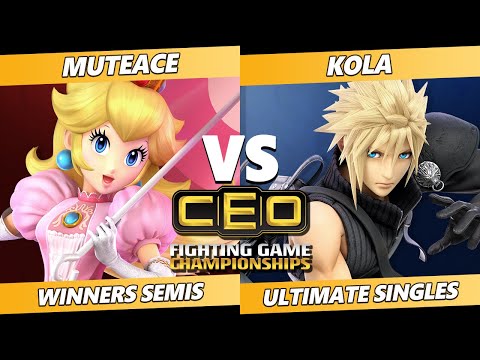 CEO 2021 Winners Semis - Kola (Cloud, Roy) Vs. MuteAce (Peach) SSBU Ultimate Tournament