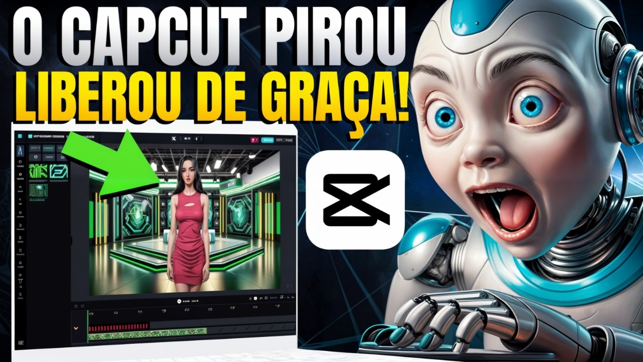 😲Capcut Humilha Concorrentes e Libera de Graça Avatar Falante com IA