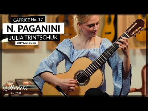 Julia Trintschuk plays Caprice No. 17 by N. Paganini on a 2019 Mario Sicca | Siccas Guitars
